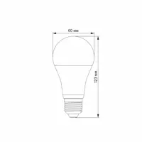 LED лампа VIDEX  A65e 15W E27 4100K (VL-A65e-15274)), мініатюра зображення № 3
