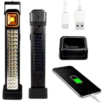 Ліхтар кемпінг лампа  HEL-6866T (COB+48 SMD)  +сонячна панель, PowerB, microUSB  5 режимів), мініатюра зображення № 7