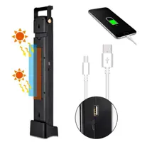 Ліхтар кемпінг лампа  HEL-6866T (COB+48 SMD)  +сонячна панель, PowerB, microUSB  5 режимів), мініатюра зображення № 3