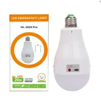 Ліхтар ЛАМПОЧКА акумулятор FA-3920 Pro (LED 20W SMD) +2x18650+microUSB 3 режими ), мініатюра зображення № 6