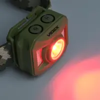 Ліхтар налобний VIDEX VLF-H085R-TAC 120Lm RED від батарейки.com.ua, зображення 8