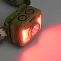 Ліхтар налобний VIDEX VLF-H085R-TAC 120Lm RED від батарейки.com.ua, зображення 9