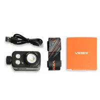 Ліхтар налобний VIDEX VLF-H046Z 500Lm 60м, Li-pol 3.7V 1200mAh вбуд, IP65, червоне, біле, зелене світло), мініатюра зображення № 2