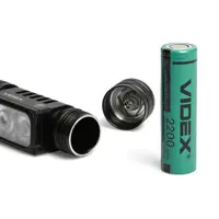 Ліхтар налобний VIDEX VLF-H066A 2000Lm Type-c Li-ion 1х 18650 2200mAh або 2х CR123A, магніт, червоне, біле світло), мініатюра зображення № 8