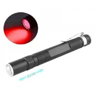Ліхтар ручний  706-RED XPE zoom  +кліпса,2хААА 1режим ), мініатюра зображення № 2