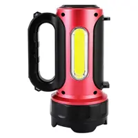Ліхтар ручний AREXES HEL-T93 30W зарядка micro USB сонячною панеллю червоне світло акумуляторний), мініатюра зображення № 2