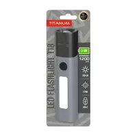 Ліхтар ручний TITANUM TLF-T18 200Lm Gray), мініатюра зображення № 2