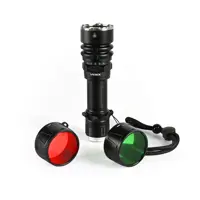 Ліхтар ручний VIDEX VLF-AT265, 2000Lm 6500K, акум Li-ion 21700 або 18650, type-c, IP68, червоний та зелений фільтри), мініатюра зображення № 7