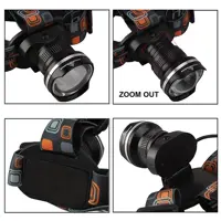 Ліхтар налобний W-518-TG PM10-TG zoom TypeC, 2х18650 3режими), мініатюра зображення № 3