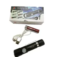 Ліхтарик ручний BL-802-T6 zoom кліпса 18650 3 режима micro USB), мініатюра зображення № 3