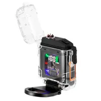 Ліхтарик ручний D52-2 білий, жовтий, червоний, запальничка, Type-C 8 режимів), мініатюра зображення № 3