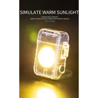 Ліхтарик ручний D52-2 білий, жовтий, червоний, запальничка, Type-C 8 режимів), мініатюра зображення № 6