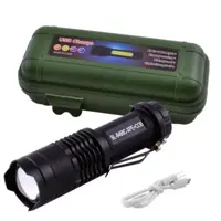 Ліхтарик ручний Police BL-525 XPE+COB на акумуляторі zoom, microUSB 3режими), мініатюра зображення № 3