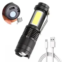 Ліхтарик ручний Police BL-525 XPE+COB на акумуляторі zoom, microUSB 3режими), мініатюра зображення № 6
