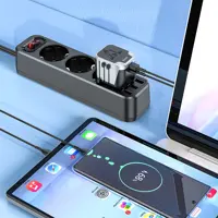 Мережевий адаптер HOCO AC5 Level 2USB Socket Black), мініатюра зображення № 3