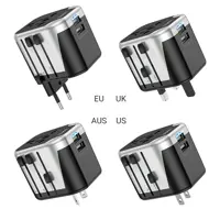 Мережевий адаптер HOCO AC5 Level 2USB Socket Black), мініатюра зображення № 6