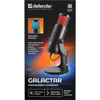 Мікрофон-стрім ігровий DEFENDER Galactar GMC250 USB), мініатюра зображення № 2