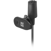 Мікрофон DEFENDER MIC-109 чорний, на прищіпці, 1,8 м), мініатюра зображення № 6