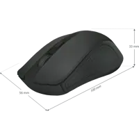 Миша бездротова DEFENDER Accura MM-935 4 кнопки 800-1600 dpi чорна), мініатюра зображення № 5