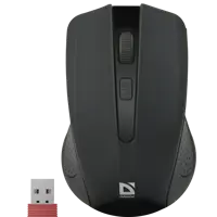 Миша бездротова DEFENDER Accura MM-935 4 кнопки 800-1600 dpi чорна), мініатюра зображення № 2