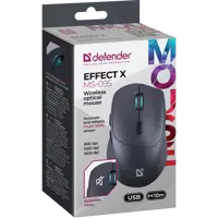 Миша бездротова DEFENDER Effect X MS-095  800/1200/1600 dpi, чорна), мініатюра зображення № 3