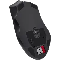 Миша бездротова DEFENDER ігрова Kronos GM-695 чорна), мініатюра зображення № 5