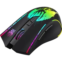 Миша бездротова DEFENDER ігрова Kronos GM-695 чорна), мініатюра зображення № 8