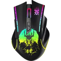 Миша бездротова DEFENDER ігрова Kronos GM-695 чорна), мініатюра зображення № 10