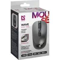 Миша бездротова DEFENDER Wave MM-995, сіра), мініатюра зображення № 4