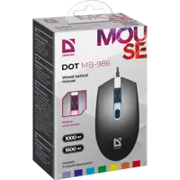Миша DEFENDER Dot MB-986 4D, 1000/1600dpi, RGB підсвітка), мініатюра зображення № 3