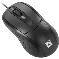 Миша DEFENDER Standard MB-580 3 кнопки, 1000 dpi, чорна), мініатюра зображення № 5