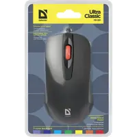 Миша DEFENDER Ultra Classic MB-280 3кнопки, 1000dpi, чорна), мініатюра зображення № 6