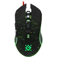 Миша ігрова DEFENDER Draglen GM-907 5кнопок, 7200 dpi, USB, RGB підсвітка чорна), мініатюра зображення № 5