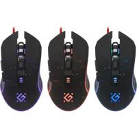 Миша ігрова DEFENDER Draglen GM-907 5кнопок, 7200 dpi, USB, RGB підсвітка чорна), мініатюра зображення № 6