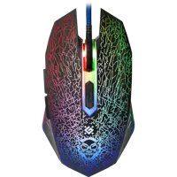 миша ігрова DEFENDER Shock GM-110L 3200dpi, 6 кнопок, RGB підсвітка, килимок у подарунок), мініатюра зображення № 13
