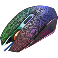 миша ігрова DEFENDER Shock GM-110L 3200dpi, 6 кнопок, RGB підсвітка, килимок у подарунок), мініатюра зображення № 8
