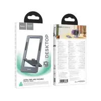 Настільний тримач Hoco HD11 Volar metal folding Gray), мініатюра зображення № 3