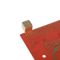 Неодимовий магніт куб 5x5x5mm N48 NdFeB Ni+Cu+Ni+Au золото, 1.1kg), мініатюра зображення № 6