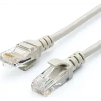 патчкорд ATCOM UTP, RJ45, Cat.5e patchcord molded, 0.5m, сірий 9159), мініатюра зображення № 2