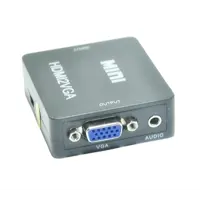 Перехідник ATCOM HDMI TO VGA CONVERTER HDMI2AV, AUX, живлення від USB, 25275), мініатюра зображення № 3
