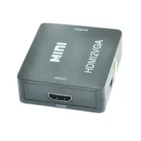 Перехідник ATCOM HDMI TO VGA CONVERTER HDMI2AV, AUX, живлення від USB, 25275), мініатюра зображення № 4