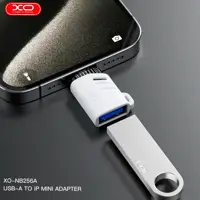 Перехідник OTG XO NB256A USB AF>iPhone Білий), мініатюра зображення № 6