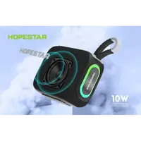 Колонка bluetooth HOPESTAR H66 LED Black від батарейки.com.ua, зображення 3
