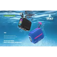 Колонка bluetooth HOPESTAR H66 LED Black від батарейки.com.ua, зображення 4