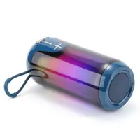 Портативна колонка T&G TG651 bluetooth, FM, AUX, USB, TF, TWS, RGB, синя), мініатюра зображення № 4