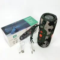 Портативна колонка T&G TG341 bluetooth TWS FM TF USB до 4х годин, камуфляж), мініатюра зображення № 5