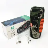 Портативна колонка T&G TG341 bluetooth TWS FM TF USB до 4х годин, камуфляж), мініатюра зображення № 6