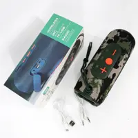 Портативна колонка T&G TG341 bluetooth TWS FM TF USB до 4х годин, камуфляж), мініатюра зображення № 9