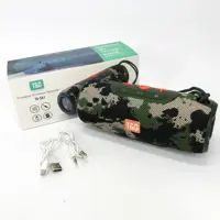 Портативна колонка T&G TG341 bluetooth TWS FM TF USB до 4х годин, камуфляж), мініатюра зображення № 10