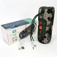 Портативна колонка T&G TG341 bluetooth TWS FM TF USB до 4х годин, камуфляж), мініатюра зображення № 2